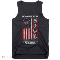 Donkey Pox The Disease Destroying America Funny Anti Biden Tank Top thumb 0