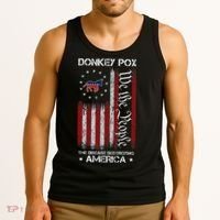 Donkey Pox The Disease Destroying America Funny Anti Biden Tank Top thumb 3