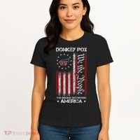 Donkey Pox The Disease Destroying America Funny Anti Biden Women's T-Shirt thumb 4