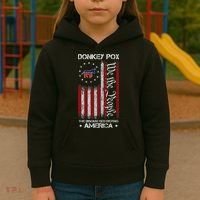 Donkey Pox The Disease Destroying America Funny Anti Biden Kids Hoodie thumb 3