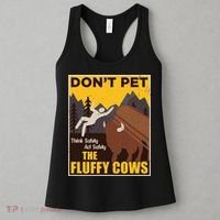 Don't Pet The Fluffy Cows Bison Buffalo Women's Tank Top thumb 3