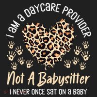Daycare Provider Teacher Childcare Worker Leopard Heart Fun Hat thumb 2