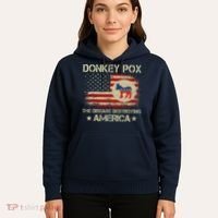 Donkey Pox The Disease Destroying America Funny Anti Biden Hoodie thumb 5