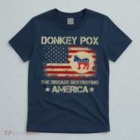 Donkey Pox The Disease Destroying America Funny Anti Biden T-Shirt thumb 5