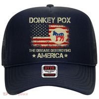 Donkey Pox The Disease Destroying America Funny Anti Biden Hat thumb 0