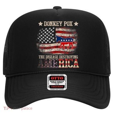Donkey Pox The Disease Destroying America Funny Hat