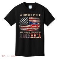 Donkey Pox The Disease Destroying America Funny Kids T-Shirt thumb 0