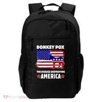 Donkey Pox The Real Problem Destroying America USA Funny Backpack thumb 0
