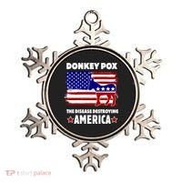 Donkey Pox The Real Problem Destroying America USA Funny Ornament thumb 0
