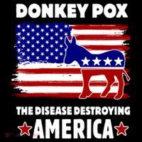 Donkey Pox The Real Problem Destroying America USA Funny Ornament thumb 1