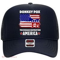 Donkey Pox The Real Problem Destroying America USA Funny Hat thumb 0