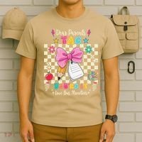 Dear Parents Tag Youre It Love Bus Monitors Coquette Bow T-Shirt thumb 6