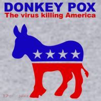 Donkey Pox The Virus Killing America Funny Women's Sweatshirt thumb 2