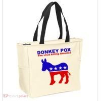 Donkey Pox The Virus Killing America Funny Tote Bag thumb 2