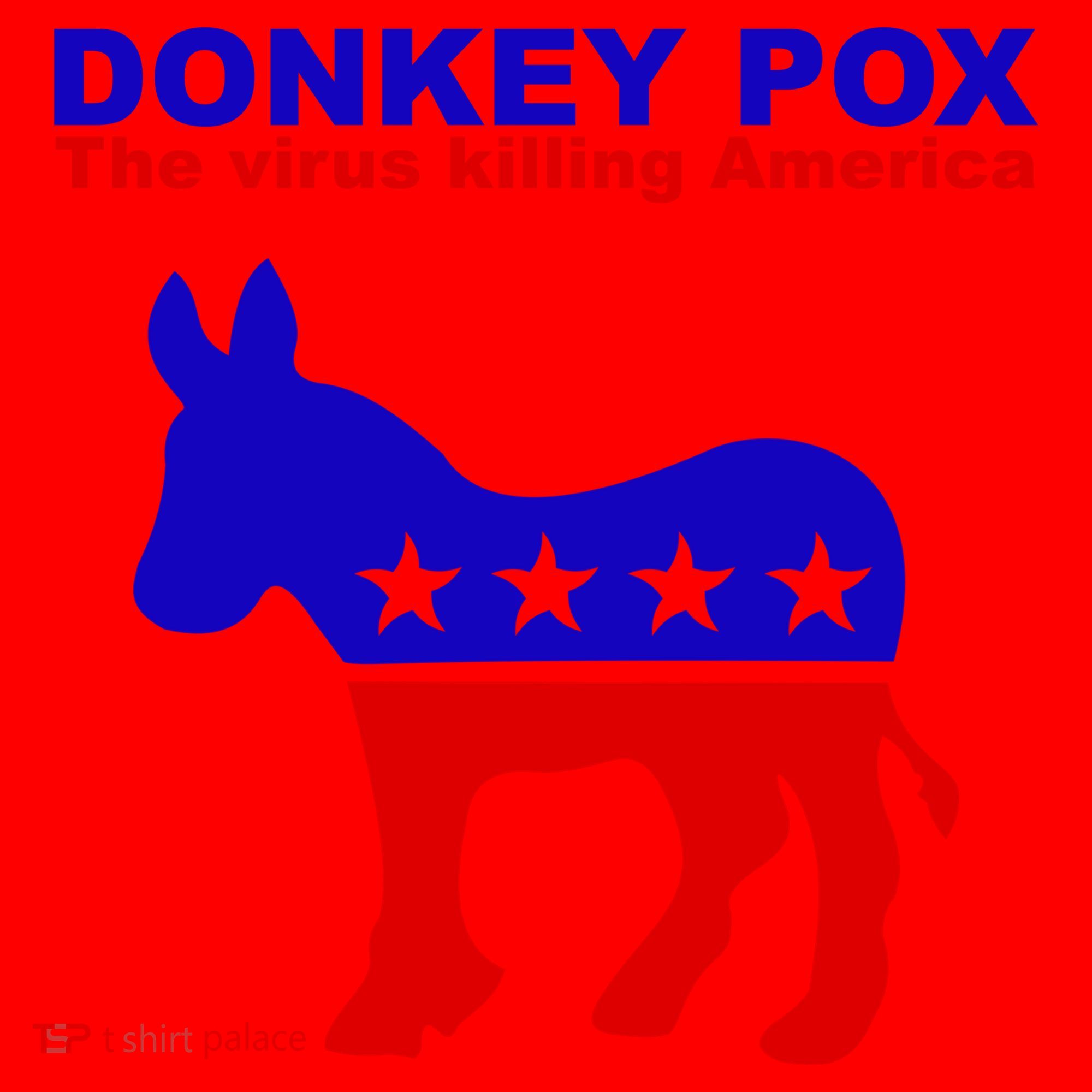 Donkey Pox The Virus Killing America Funny Santa Hat