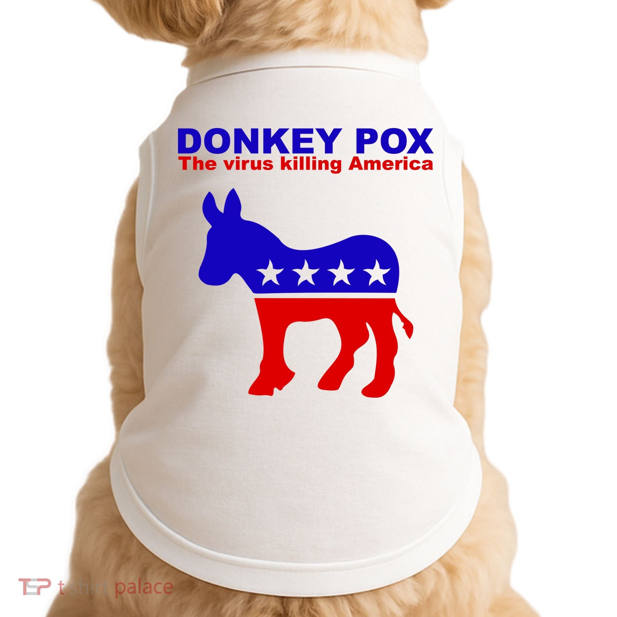 Donkey Pox The Virus Killing America Funny Doggie Tank