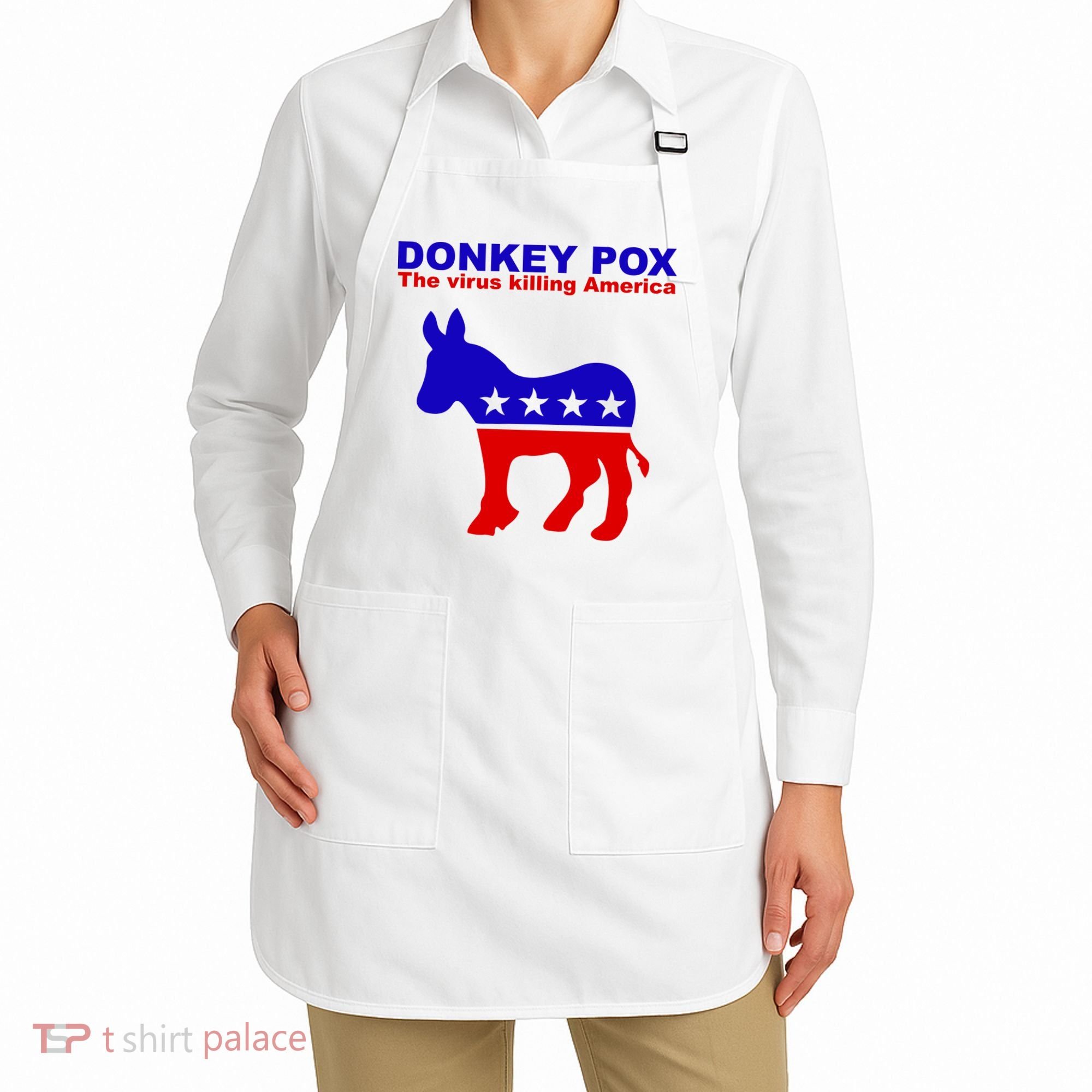 Donkey Pox The Virus Killing America Funny Apron