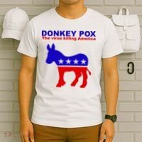 Donkey Pox The Virus Killing America Funny T-Shirt thumb 6