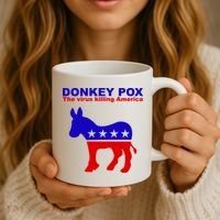 Donkey Pox The Virus Killing America Funny Coffee Mug thumb 3