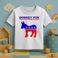 Donkey Pox The Virus Killing America Funny Toddler T-Shirt thumb 3