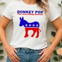 Donkey Pox The Virus Killing America Funny Women's T-Shirt thumb 2