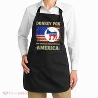 Donkey Pox The Disease Destroying America USA Flag Donkeypox Apron thumb 2