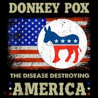 Donkey Pox The Disease Destroying America USA Flag Donkeypox Coffee Mug thumb 5