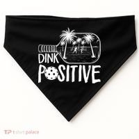 Dink Positive Tropical Pickleball USA-Made Doggie Bandana thumb 0
