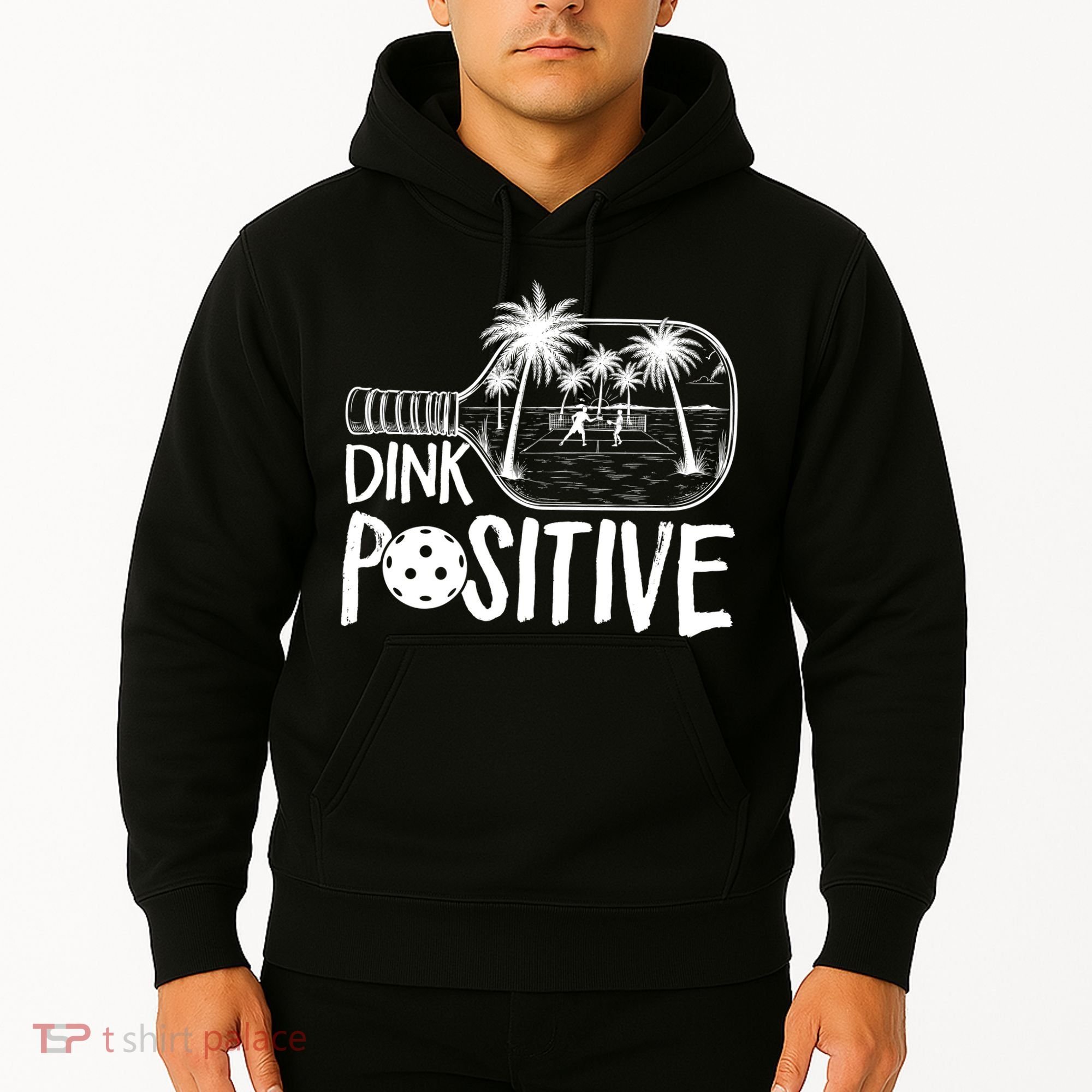 Dink Positive Tropical Pickleball Hoodie