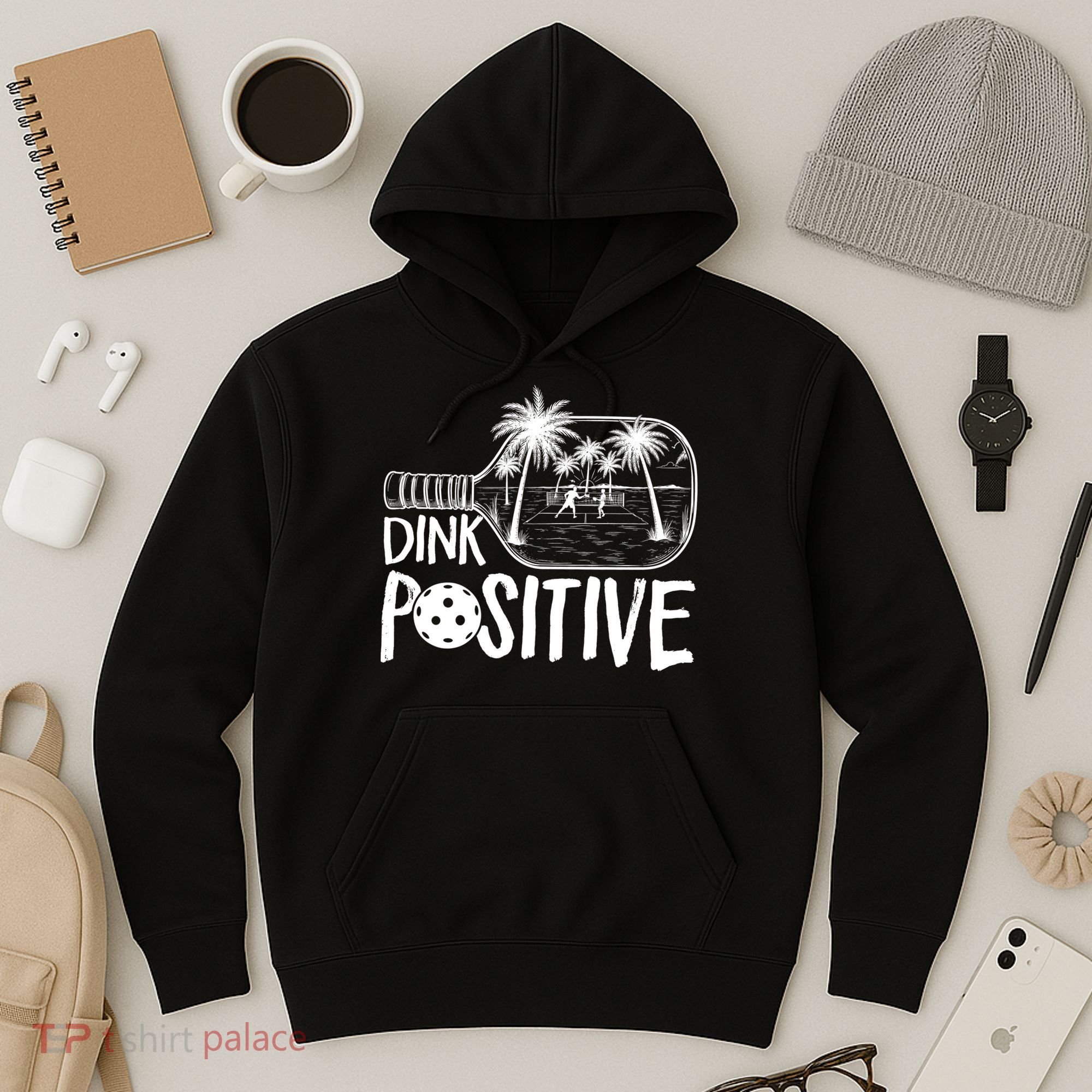 Dink Positive Tropical Pickleball Hoodie