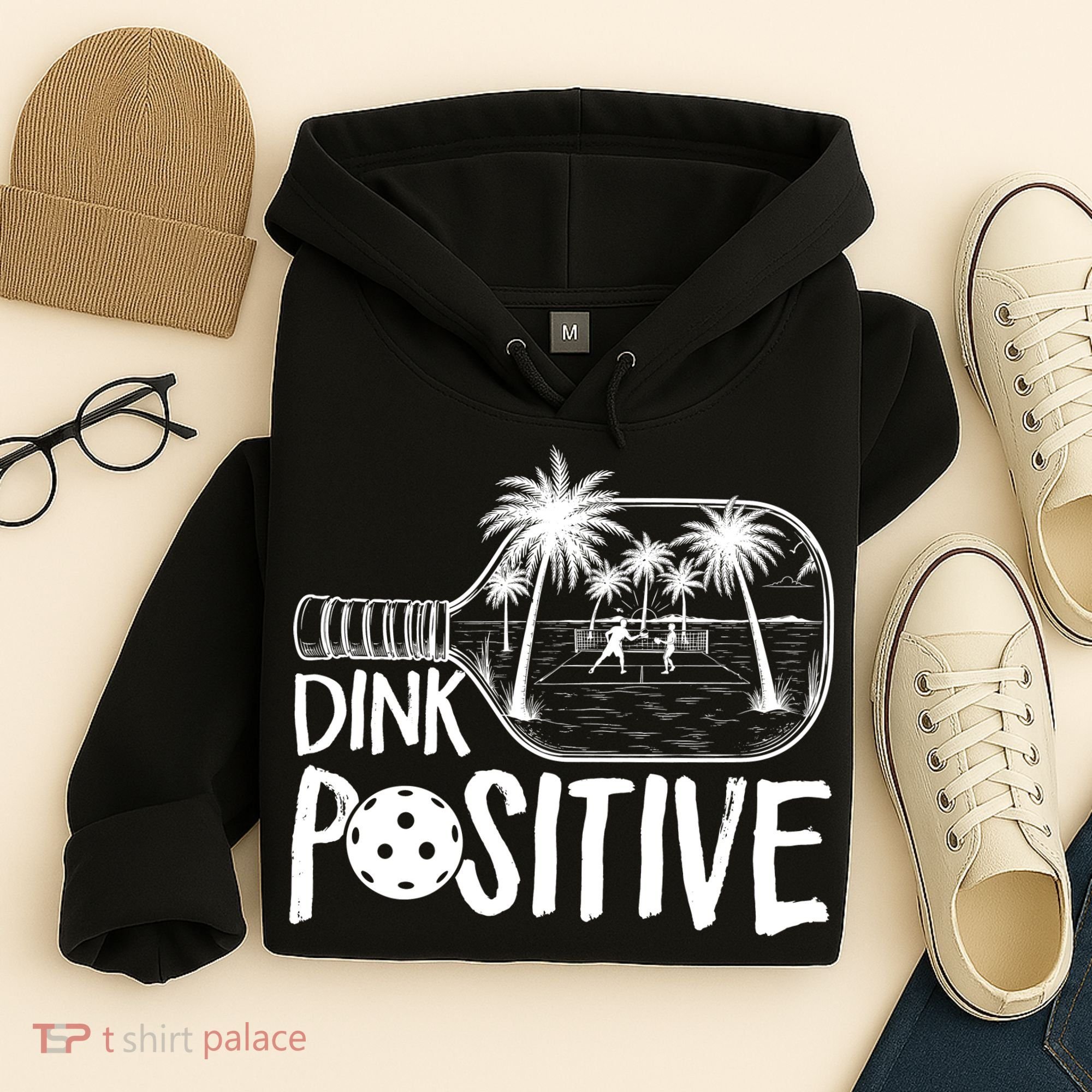 Dink Positive Tropical Pickleball Hoodie