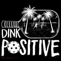 Dink Positive Tropical Pickleball Button thumb 1
