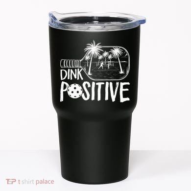 Dink Positive Tropical Pickleball Tumbler