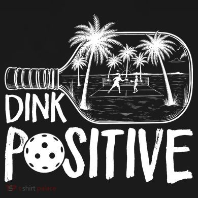 Dink Positive Tropical Pickleball Magnet