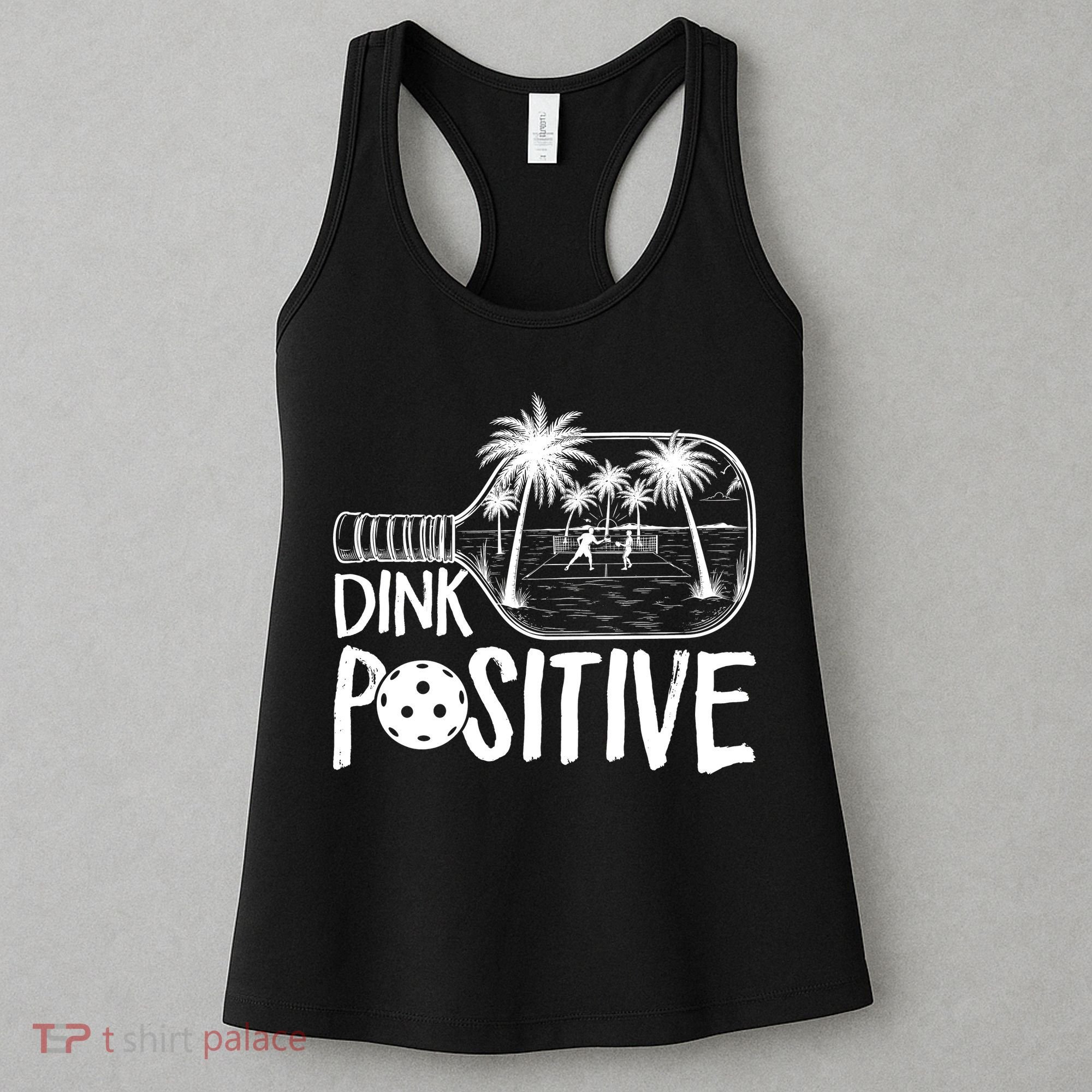 Dink Positive Tropical Pickleball Women's Tank Top