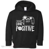 Dink Positive Tropical Pickleball Toddler Hoodie thumb 0