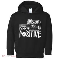 Dink Positive Tropical Pickleball Toddler Hoodie thumb 0