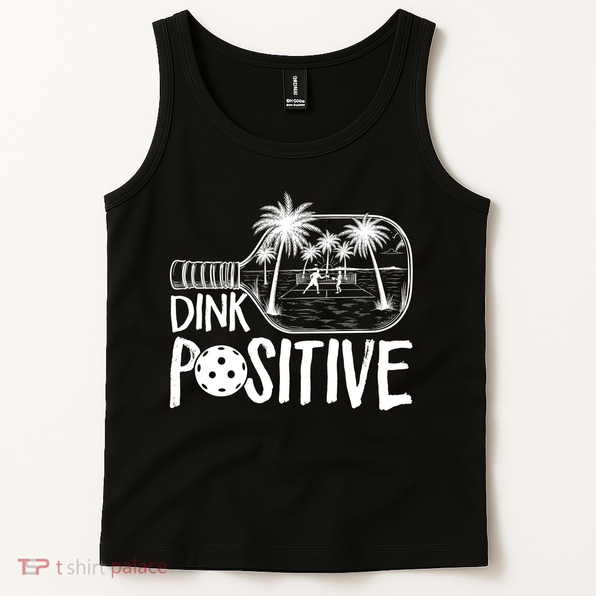 Dink Positive Tropical Pickleball Tank Top