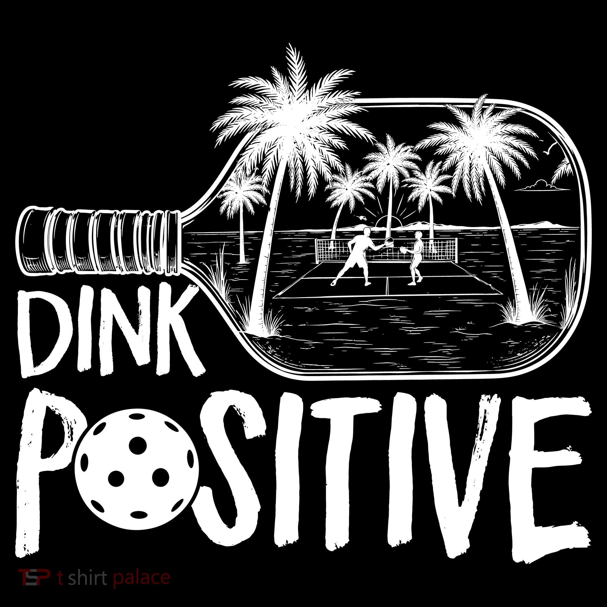 Dink Positive Tropical Pickleball Tank Top