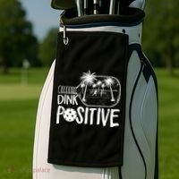 Dink Positive Tropical Pickleball Golf Towel thumb 2