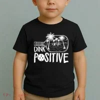 Dink Positive Tropical Pickleball Toddler T-Shirt thumb 2