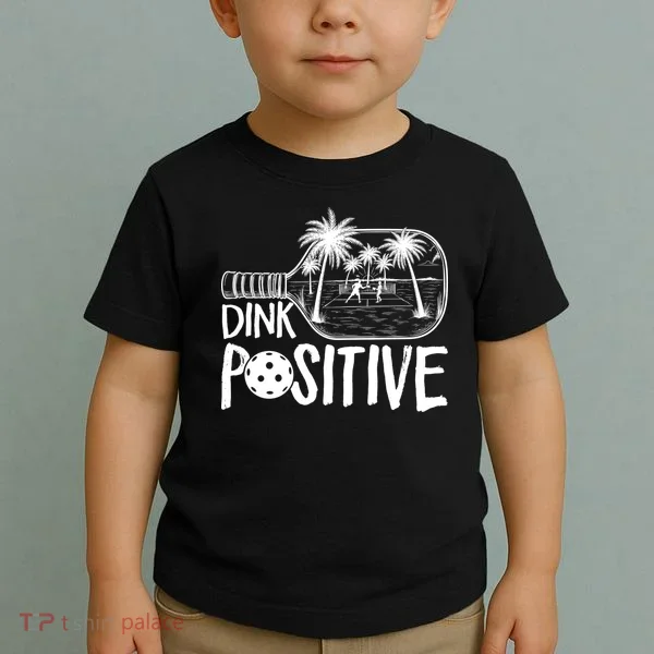 Dink Positive Tropical Pickleball Toddler T-Shirt