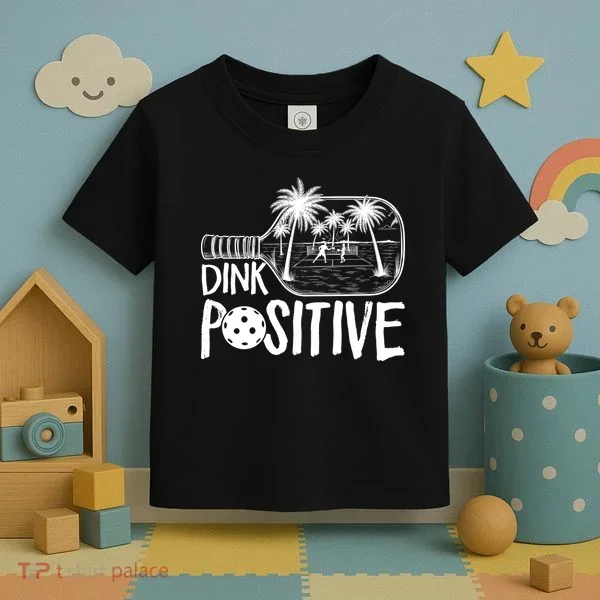 Dink Positive Tropical Pickleball Toddler T-Shirt