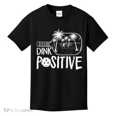 Dink Positive Tropical Pickleball Kids T-Shirt
