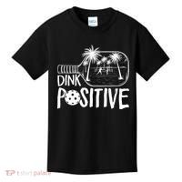 Dink Positive Tropical Pickleball Kids T-Shirt thumb 0