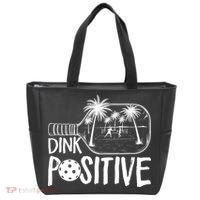 Dink Positive Tropical Pickleball Tote Bag thumb 0