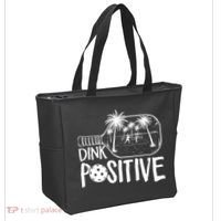 Dink Positive Tropical Pickleball Tote Bag thumb 2