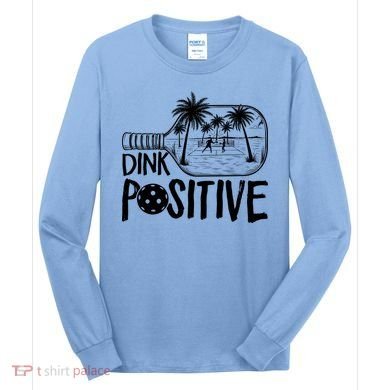 Dink Positive Tropical Pickleball Long Sleeve Shirt
