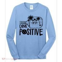 Dink Positive Tropical Pickleball Long Sleeve Shirt thumb 0