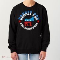 Donkey Pox The Disease Destroying America A Real American Disease Women's Sweatshirt thumb 0
